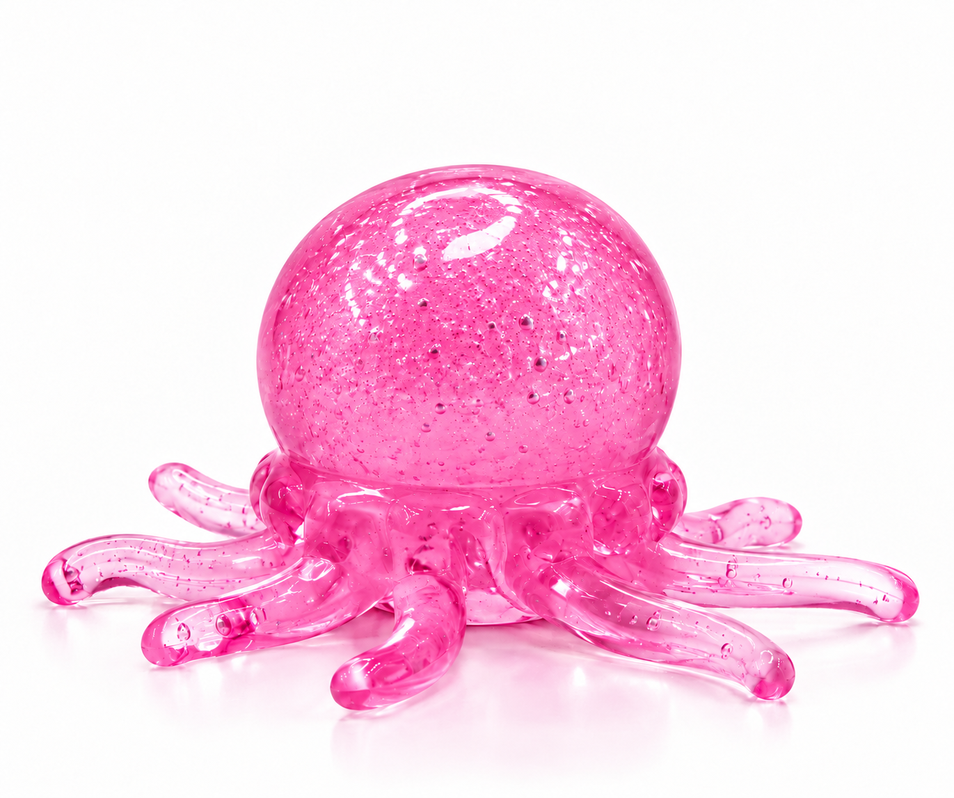 Purple Jelly Octopus Squishy – Mini Sensory Fidget Toy
